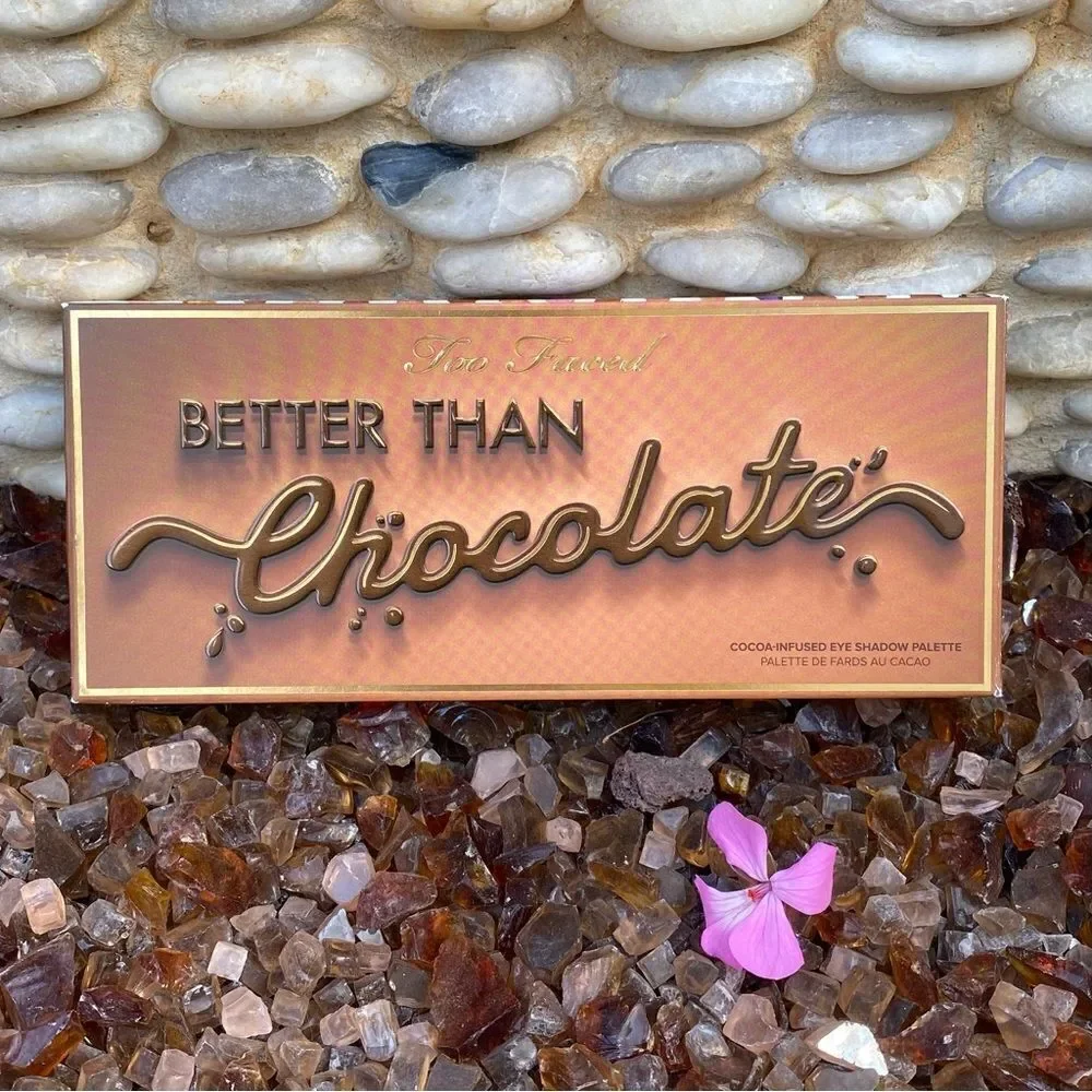 New in Box Too Faced Better Than Chocolate Eyeshadow Palette. Cocoa Infused